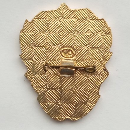 Значок Ветеран труда завода &quot;Красный Октябрь&quot; СССР