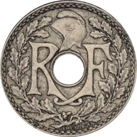 Франция 10 сантимов 1935 год