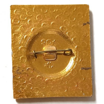 Значок Севастополь. Город-герой. Якорь. Венок