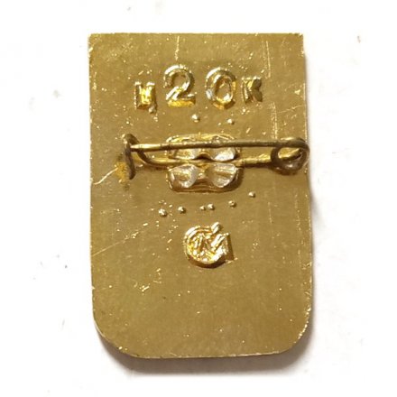 Значок Севастополь. Графская пристань (на белом фоне)