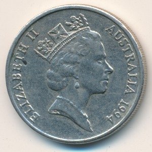 Австралия 10 центов 1994 год