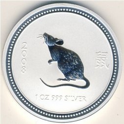 Австралия 1 доллар 2007 год - Год мыши