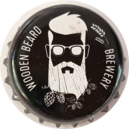 Пивная пробка Россия - Wooden Beard Brewery (лицо), черный