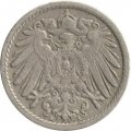 Германия 5 пфеннигов 1906 год (A)