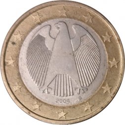 Германия 1 евро 2004 год (G)