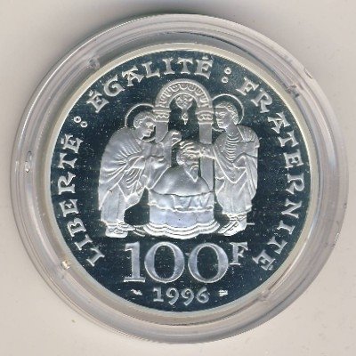 Франция 100 франков 1996 год