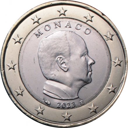 Монако 1 евро 2023 год 