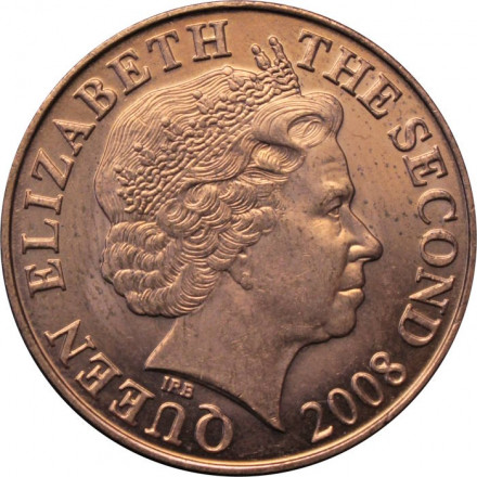 Джерси 2 пенса 2008 год