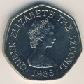 Джерси 50 пенсов 1983 год