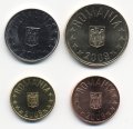 Набор из 4 монет Румыния 2008 - 2010 год