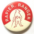 Значок Rapier ranger. Рейнджер с рапирой