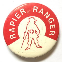 Значок Rapier ranger. Рейнджер с рапирой