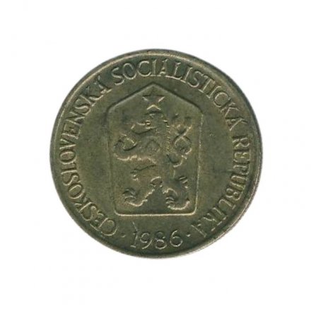 Чехословакия 1 крона 1986 год