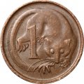 Австралия 1 цент 1975 год - Карликовый летучий кускус