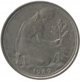 ФРГ 50 пфеннигов 1989 год (D)