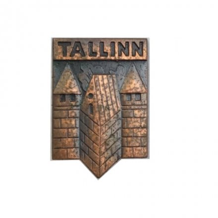 Значок Таллин. Tallinn. Замок, башни