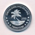 Кокосовые острова 10 долларов 2003 год - Визит Чарльза Дарвина
