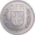 Швейцария 5 франков 1997 год