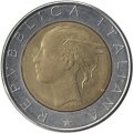 Италия 500 лир 1982 год - Квиринальский дворец