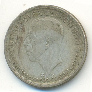 Швеция 1 крона 1943 год