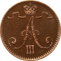 Финляндия 1 пенни 1894 год - Александр III - XF