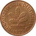ФРГ 2 пфеннига 1979 год - G