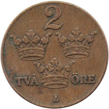 Швеция 2 эре 1937 год