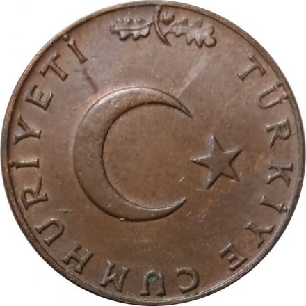 Турция 10 куруш 1968 год