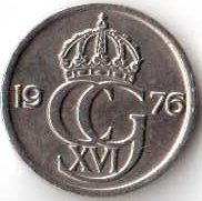 Швеция 50 эре 1976 год
