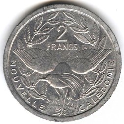Монета Новая Каледония 2 франка 1995 год