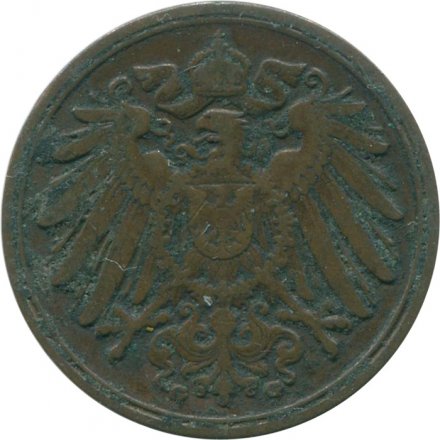 Германия 1 пфенниг 1904 год (G) 