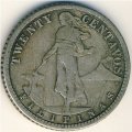 Филиппины 20 сентаво 1917 год