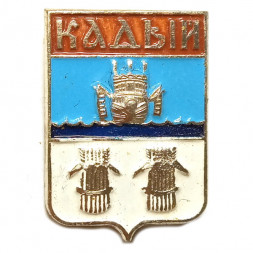 Значок Кадый. Герб. Костромская серия (Al)