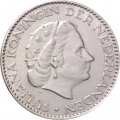 Нидерланды 1 гульден 1956 год - Королева Юлиана