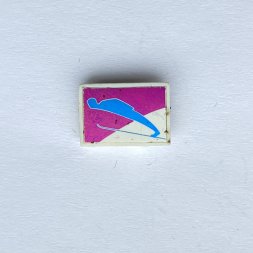 Значок. Лыжный спорт. Прыжки с трамплина 