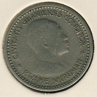 Гана 6 пенсов 1958 год