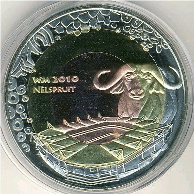Фиджи 1 доллар 2010 год - Азиатский Буйвол