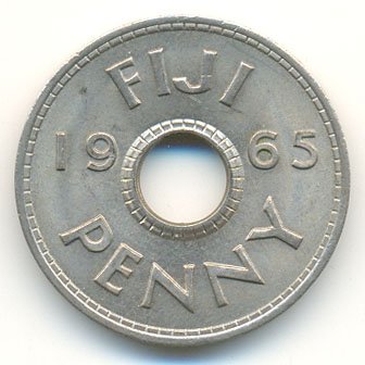 Фиджи 1 пенни 1965 год