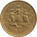 Барбадос 5 центов 1998