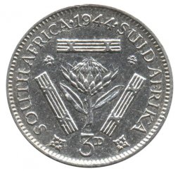 ЮАР 3 пенса 1944 год