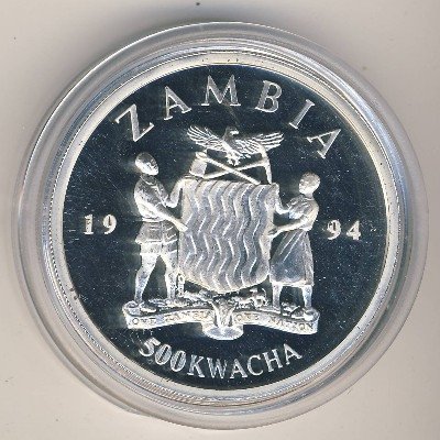 Замбия 500 квача 1994 год