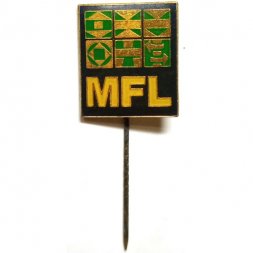 Значок-иголка MFL. Логотип