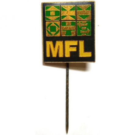 Значок-иголка MFL. Логотип