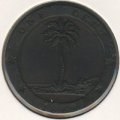 Либерия 1 цент 1862 год