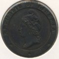 Либерия 1 цент 1862 год