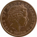 Остров Мэн 1 пенни 2003 год (отметка &quot;AE&quot; на реверсе)