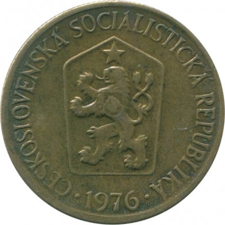 Чехословакия 1 крона 1976 год