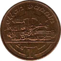 Остров Мэн 1 пенни 1995 год