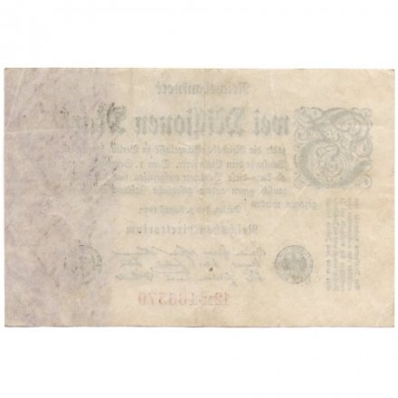 Германия (Веймарская Республика) 2000000 (2 миллиона) марок 1923 год - VF