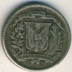 Доминиканская республика 10 сентаво 1942 год